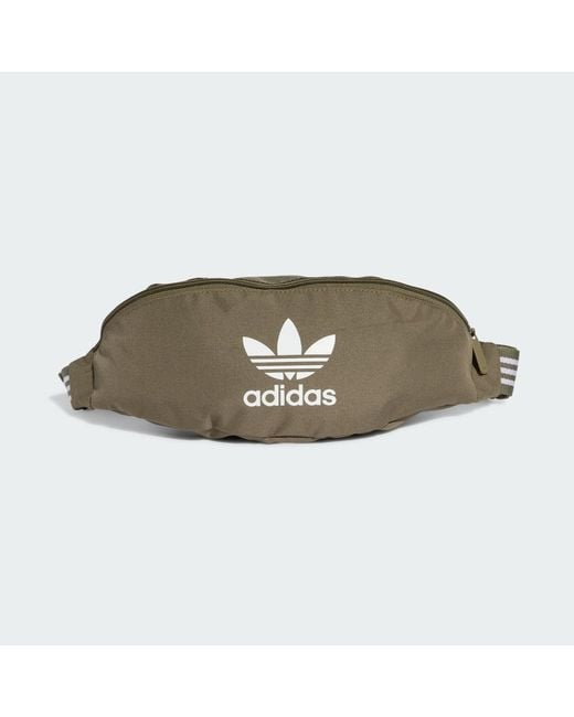 Adidas Green Adicolor Waist Bag