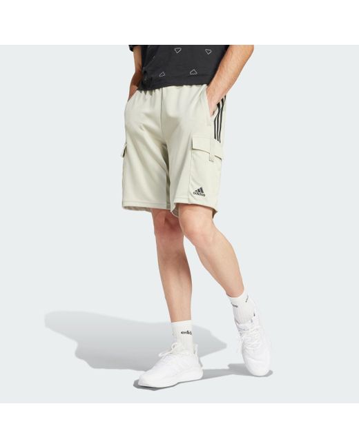 Adidas Natural Tiro Cargo Shorts for men