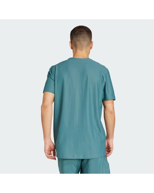 Camiseta Own The Run Adidas Originals de hombre de color Blue