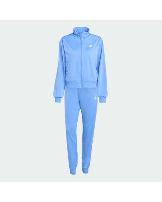 adidas Essentials Feelcozy Track Suit in Blue | Lyst UK