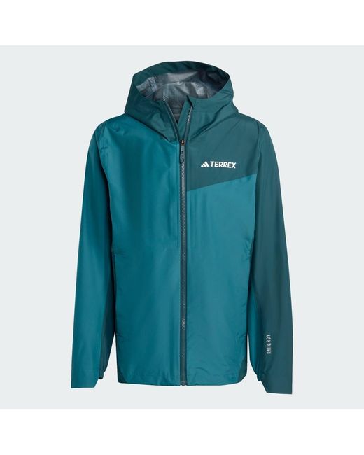 Adidas Blue Terrex Multi 2.5L Rain.Rdy Jacket for men