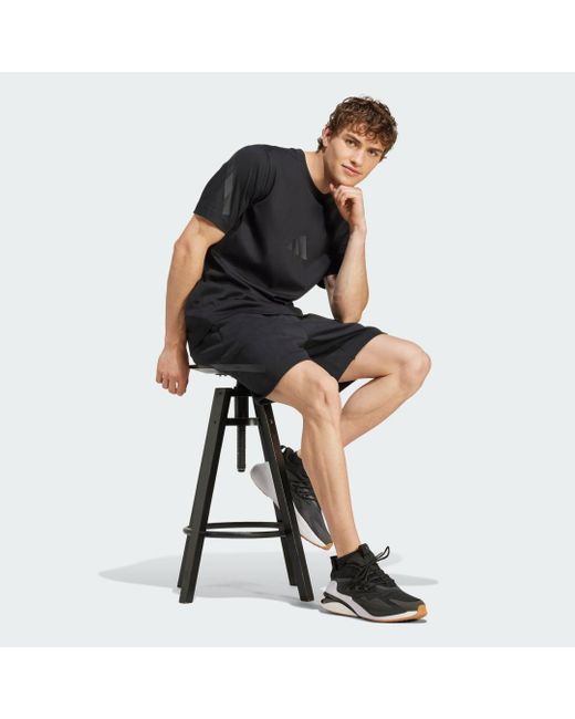 Adidas Black Z. N.E. Shorts for men