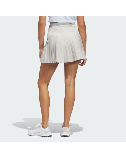 Adidas White Golf Ultimate365 Tour Pleated Skort Kc2060