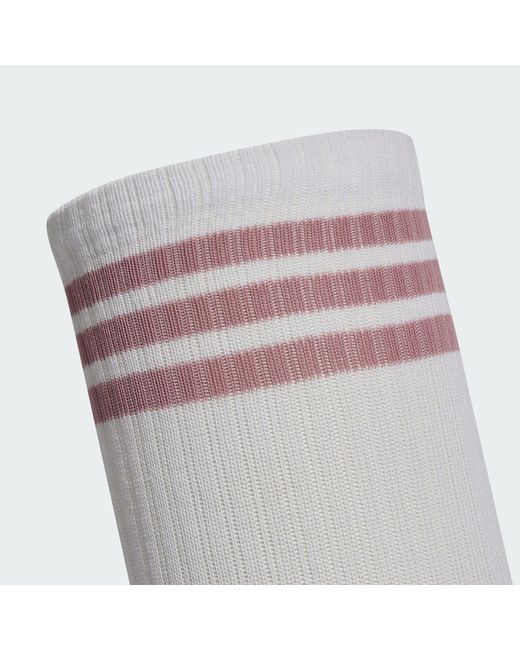 Adidas Multicolor 3 Stripes Knee Socks 2 Pair Pack