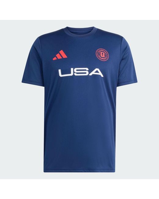 Adidas Blue Fifa World Cup 26 Usa Jersey for men