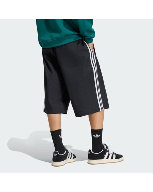 Adidas Black Adicolor Sst Cotton Twill Shorts for men