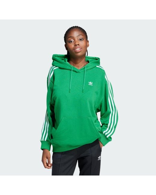 Adicolor 3-stripes Oversized di Adidas in Green
