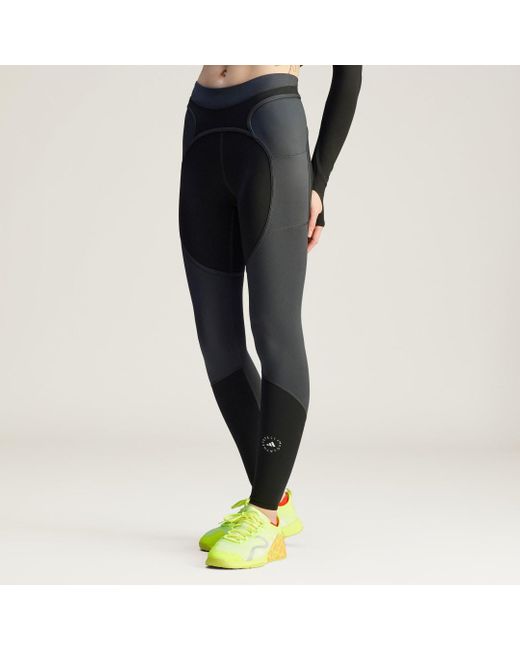 Adidas Black By Stella Mccartney Two-Tone Leggings