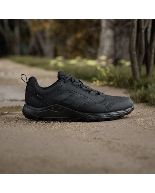 Adidas Black Tracerocker 2.0 Gore-Tex Trail Running Shoes for men