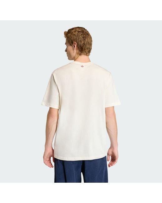 Adidas White Jude Bellingham Loose Tee for men