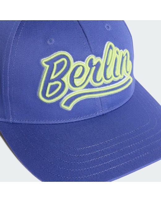 Adidas Blue Bmw Berlin-Marathon 2026 Cotton Cap