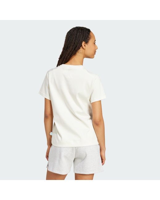 Camiseta Cat Patch Graphic Adidas de color White