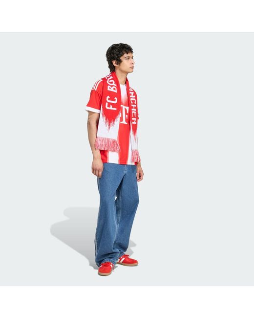 Adidas Red Fc Bayern 25/26 Home Jersey for men