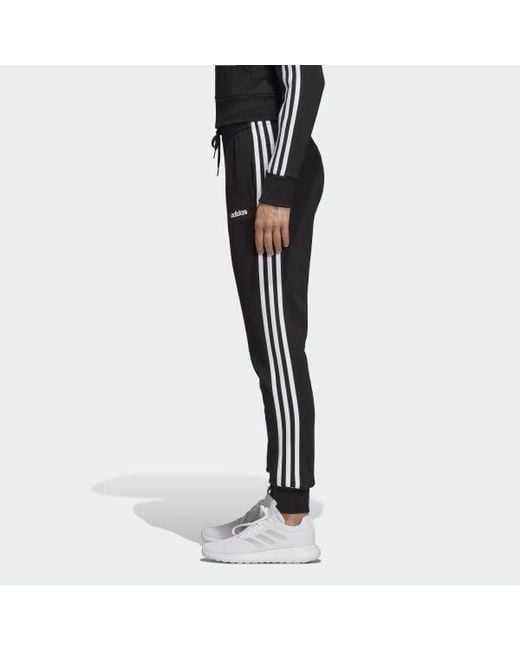 adidas essential 3 stripe joggers