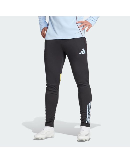 Adidas Blue Aston Villa Fc Tiro 25 Competition Training Pants for men