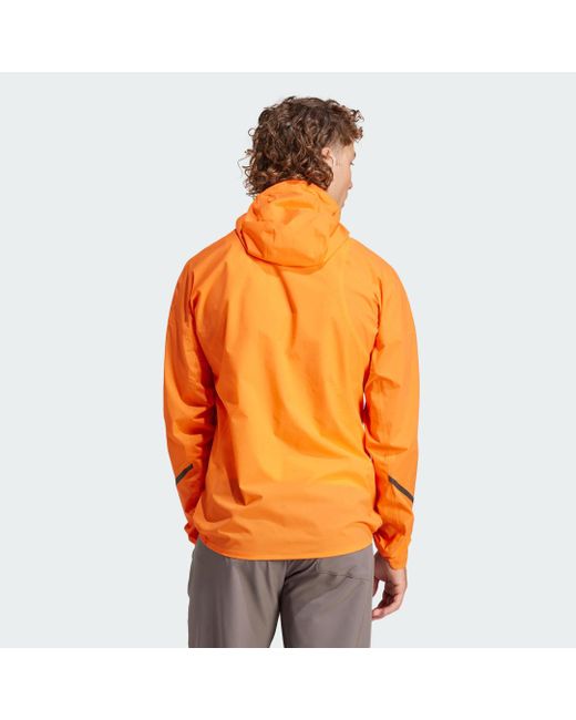 adidas Adidas Sweatjacke TERREX XPERIOR 2.5L LIGHT RAIN.RDY REGENJACKE in Orange fur Herren Lyst DE