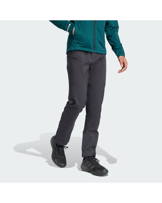 Adidas Black Terrex Xperior Fast Tracksuit Bottoms for men