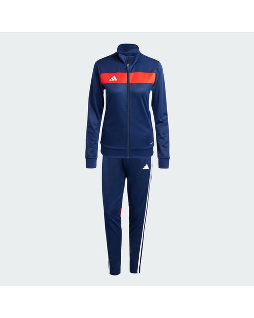 Adidas Blue Tiro 25 Essentials Track Suit