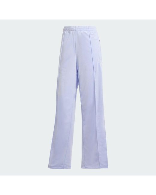 Adidas Purple Firebird Loose Track Tracksuit Bottoms