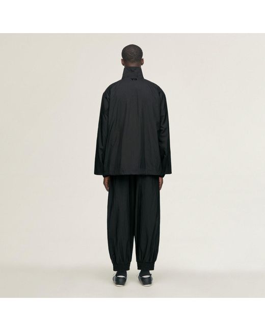 Adidas Black Y-3 Gradient 3 Stripes Nylon Track Top for men
