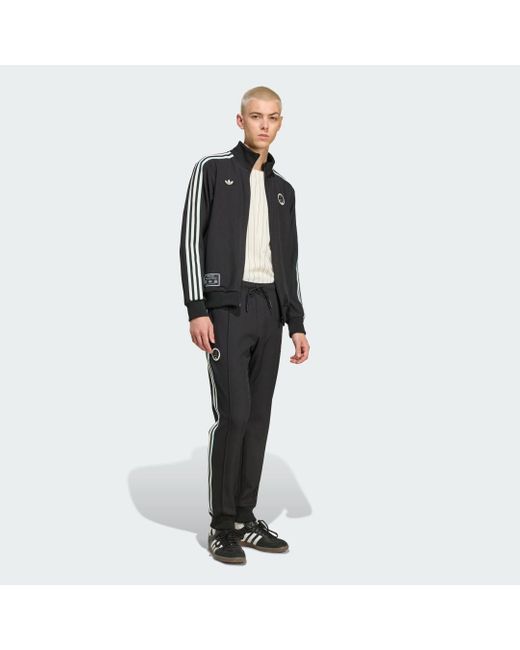 Adidas Black Newcastle United Fc Terrace Icons Track Pants for men