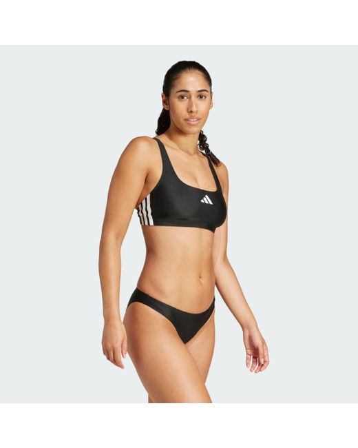 Adidas Multicolor 3-Stripes V-Back Bikini