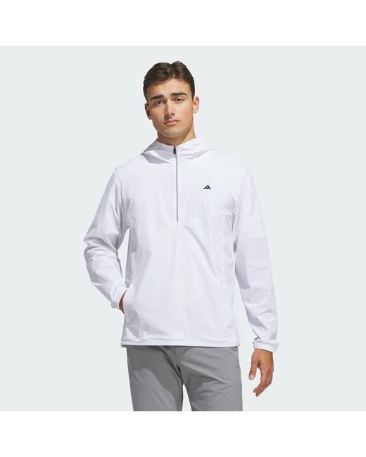 Adidas White Ultimate365+ Clima365 Course Control Anorak for men