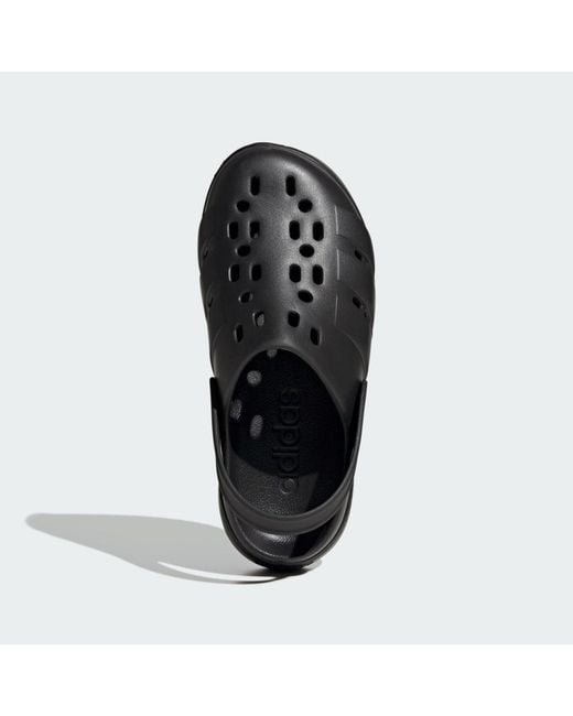 Adidas Black Women Adult Adilette Platform Clog 6