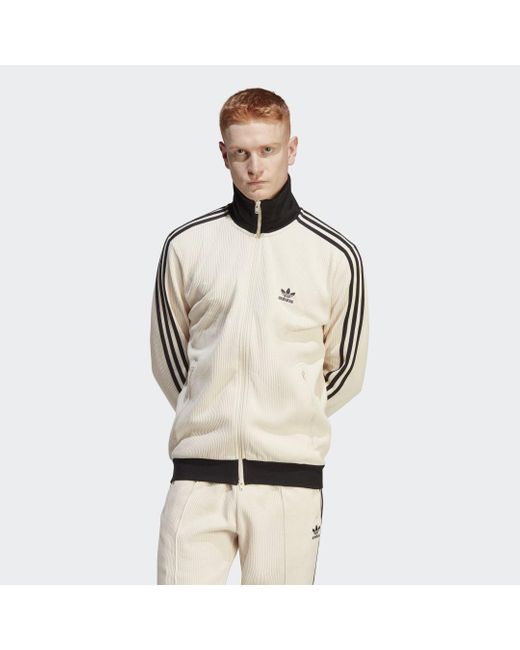 adidas Adicolor Classics Waffle Beckenbauer Trainingsjack in het Naturel  voor heren | Lyst NL