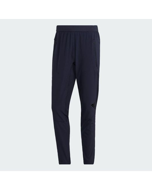 Adidas Blue D4T Training Joggers for men