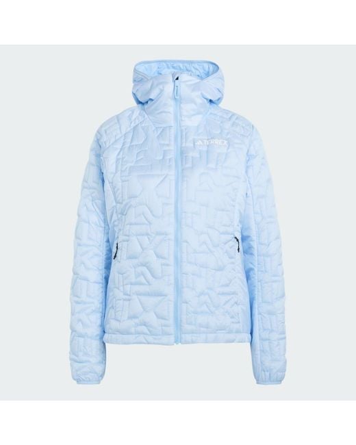 adidas Terrex Xperior Primaloft Loose Fill Insulated Hooded Jacket in ...