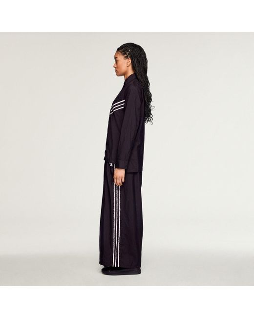 Adidas Black Y-3 Raw Edge 3 Stripes Shirt