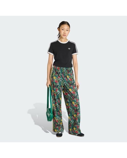 Adidas Green Originals X Liberty London Firebird Tracksuit Bottoms