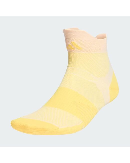 Adidas Yellow Running X Adizero Socks 1 Pair