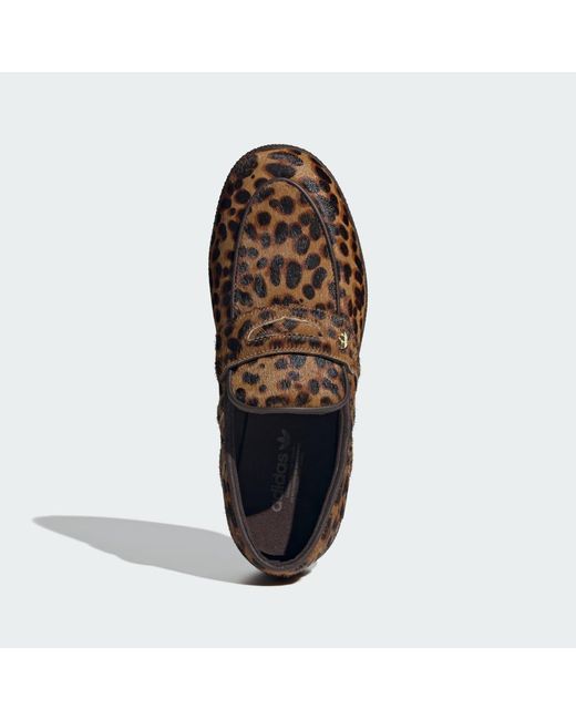 Adidas Brown Handball Spezial Loafer Shoes