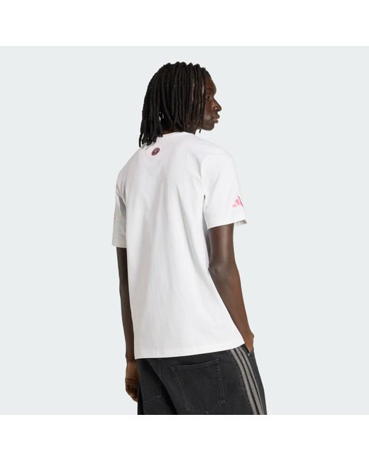 Adidas White Inter Miami Cf T-Jersey for men