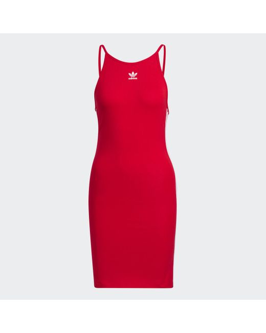 Adidas Red Adicolor Classics Tight Summer Dress