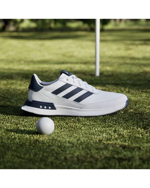 Scarpe da golf S2G Spikeless Leather 24 di Adidas in White da Uomo