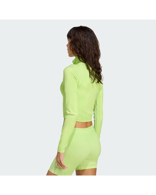 Adidas Green Firebird Seamless Track Top
