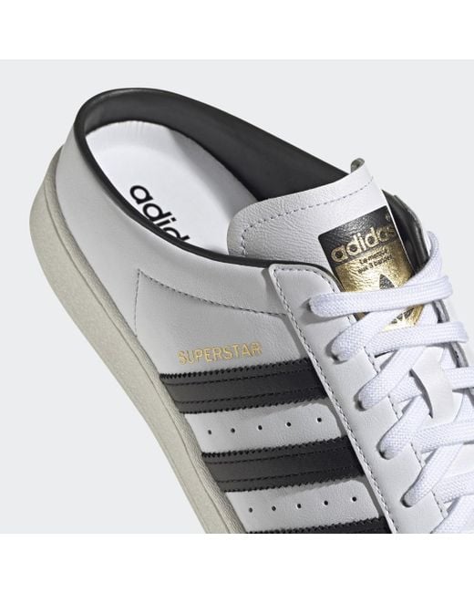 adidas Superstar Instappers in het Wit voor heren | Lyst BE