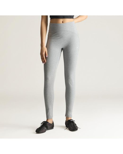 Adidas Gray By Stella Mccartney Studio Cotton Leggings