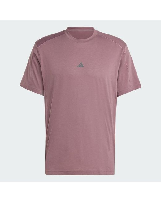 Adidas Purple Yoga Tee for men