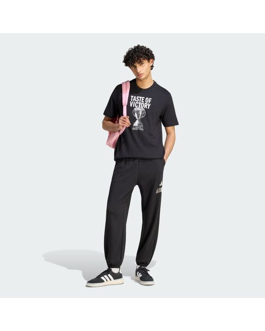 Adidas Black Taste Of Victory Cake Graphic T-Shirt for men