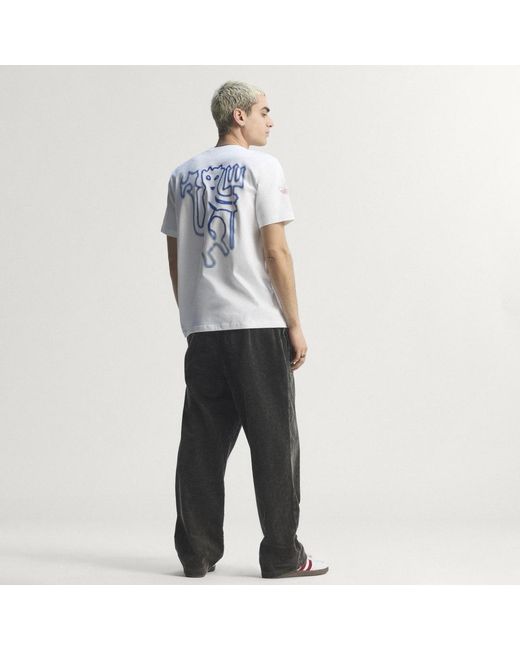 Adidas Blue Manchester United T-Shirt 90 for men