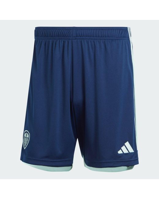 Adidas Blue Leeds United Fc 23/24 Away Shorts for men