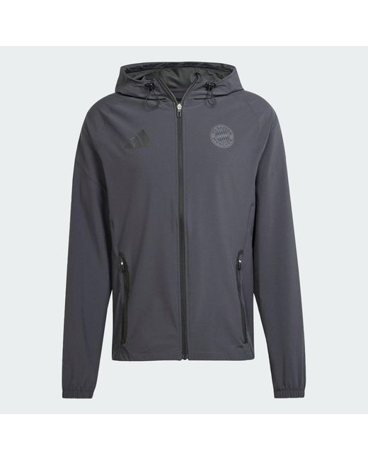 Adidas Fc Bayern München Tiro 25 Competition Vis Tech Travel Jacke in Blue für Herren