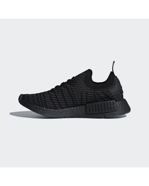 nmd_r1 stlt primeknit shoes black