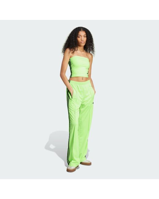 Pantalón Adicolor Classic Firebird Loose Adidas de color Green