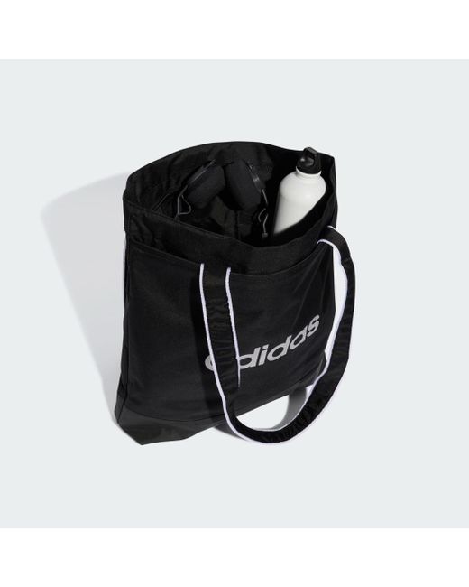 Bolso Linear Essentials Adidas de color Black