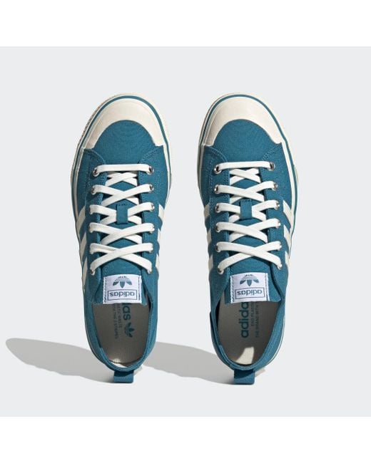 Adidas Blue Nizza Rf 74 Shoes for men